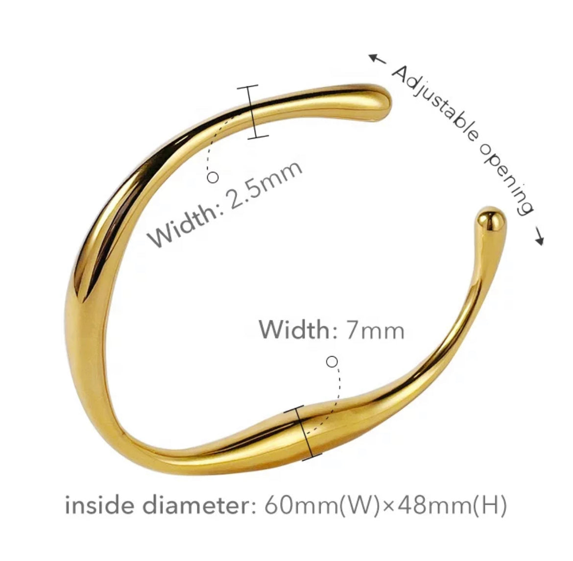 Half Moon Bangle